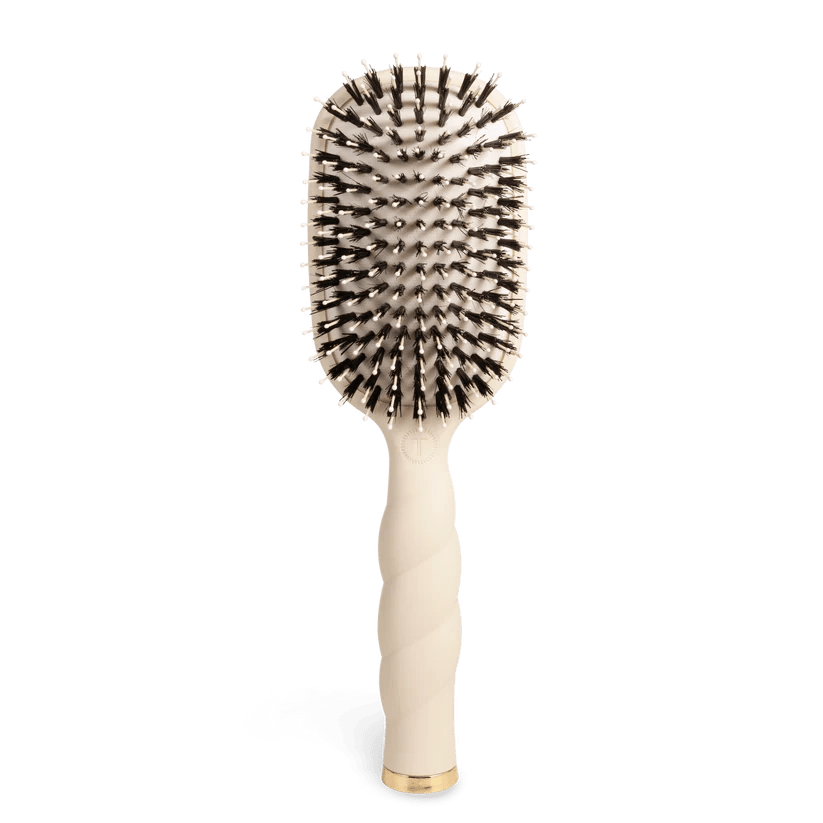 [Teleties] Boar Bristle Brush in Tan - The Pink Pineapple 850