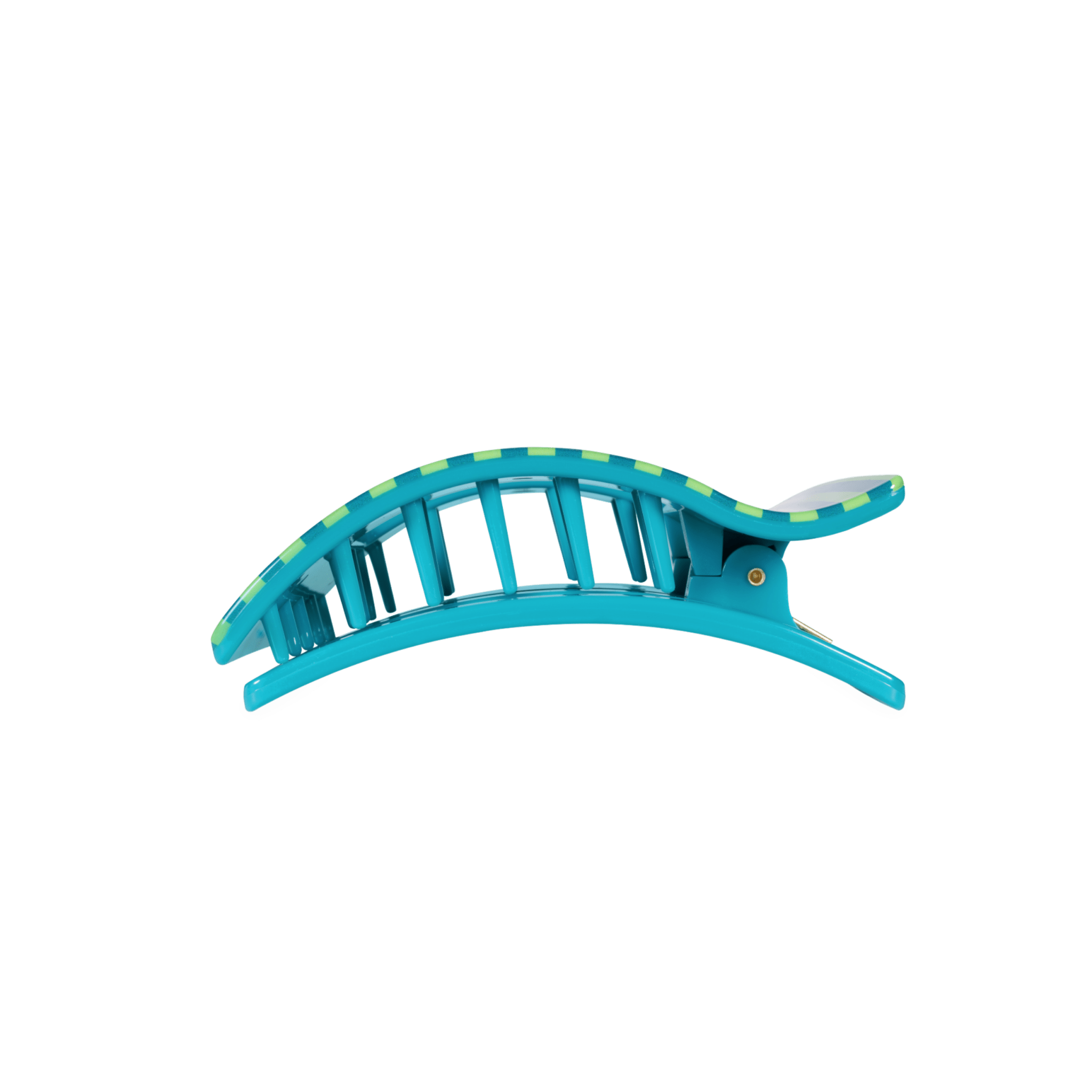 [TELETIES] Cabana Cutie Medium Flat Rectangle Hair Clip - The Pink Pineapple 850