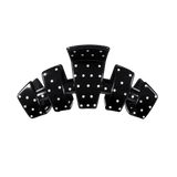 [Teleties] Classic Claw Clip | Medium | Black Polka Dot Party - The Pink Pineapple 850