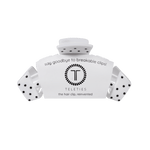 [Teleties] Classic Claw Clip | Medium | White Polka Dot Party - The Pink Pineapple 850