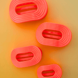 [TELETIES] Darty Tiny Flat Round Hair Clip - The Pink Pineapple 850