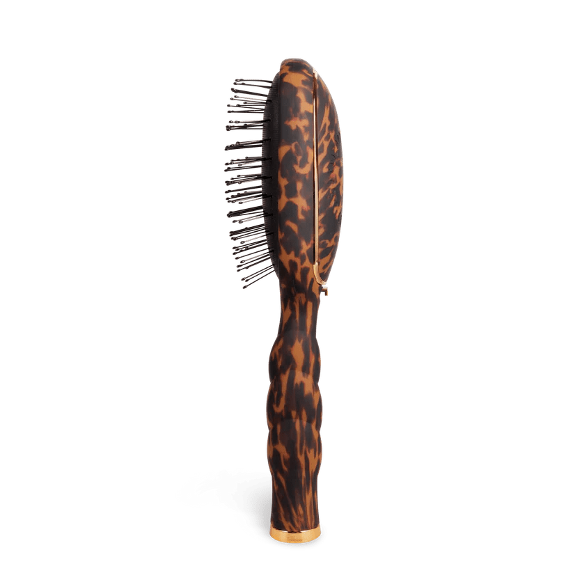 [Teleties] Detangler Brush for Fine Hair in Tortoise - The Pink Pineapple 850