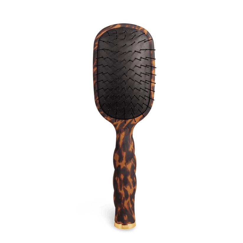 [Teleties] Detangler Brush for Fine Hair in Tortoise - The Pink Pineapple 850
