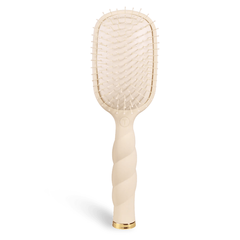 [Teleties] Detangler Brush for Medium Hair in Tan - The Pink Pineapple 850
