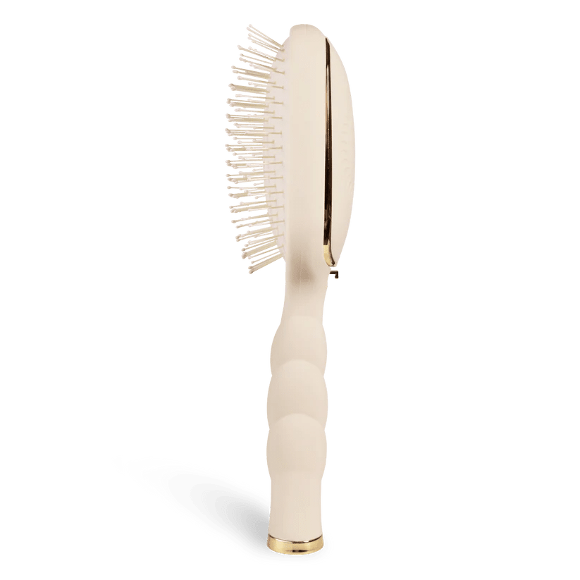 [Teleties] Detangler Brush for Medium Hair in Tan - The Pink Pineapple 850