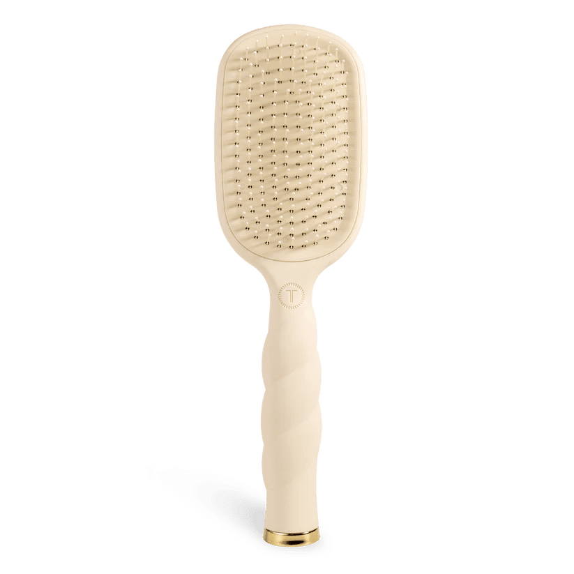[Teleties] Detangler Brush for Thick Hair in Tan - The Pink Pineapple 850