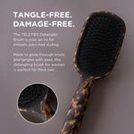 [Teleties] Detangler Brush for Thick Hair in Tortoise - The Pink Pineapple 850