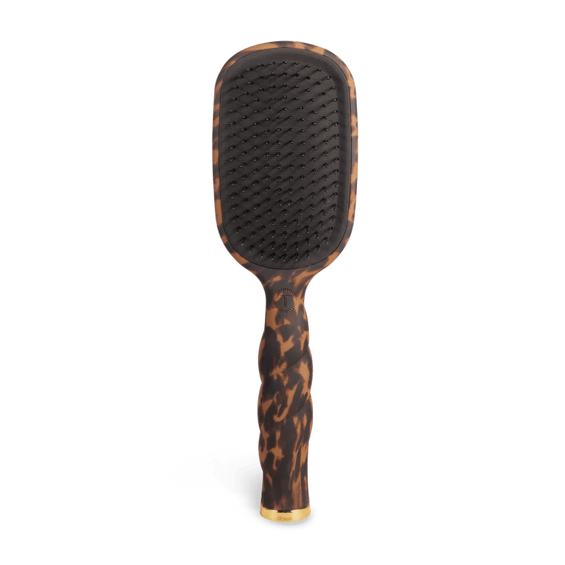 [Teleties] Detangler Brush for Thick Hair in Tortoise - The Pink Pineapple 850