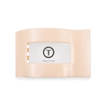 [TELETIES] Flat Rectangle Hair Clip – Medium Almond Beige - The Pink Pineapple 850