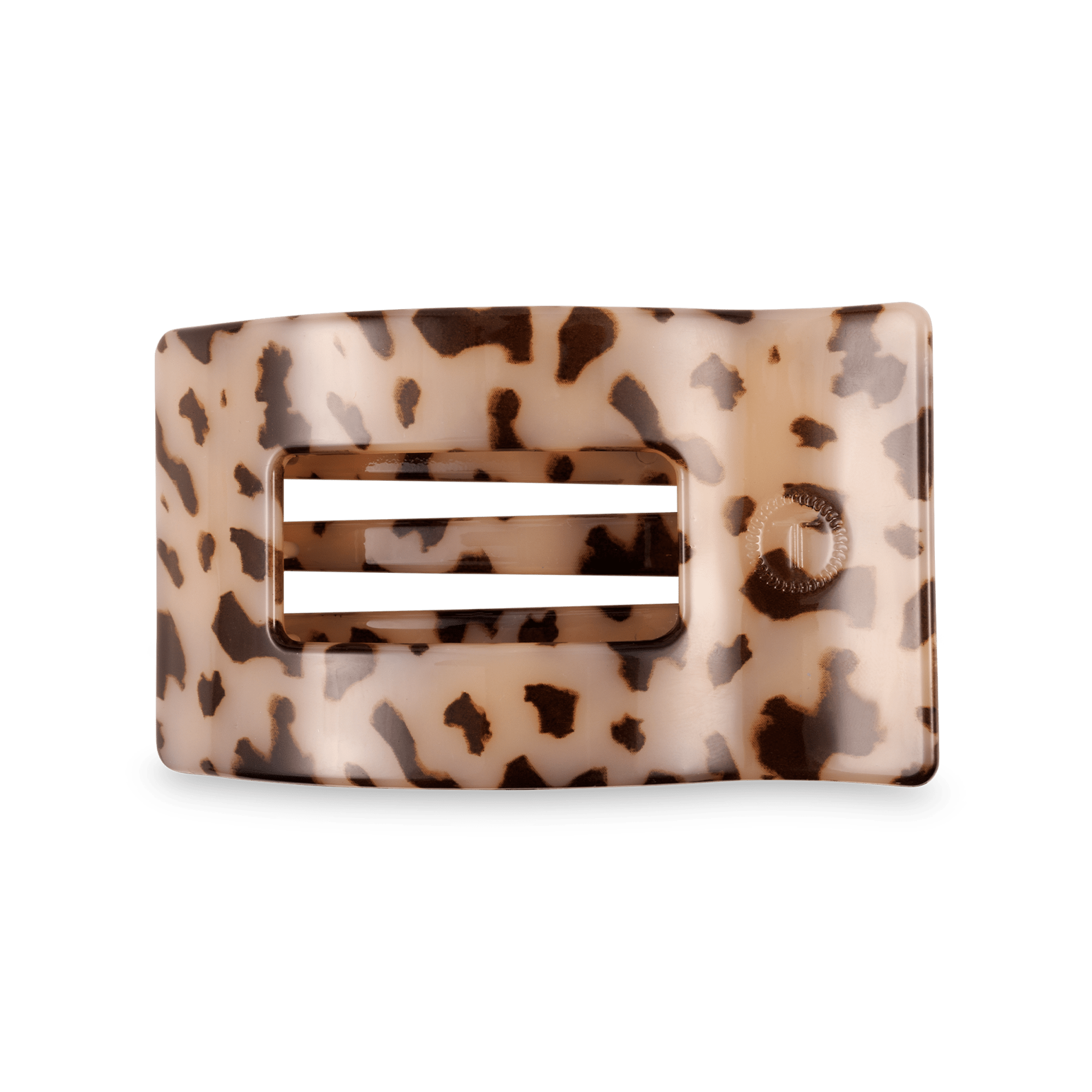 [TELETIES] Flat Rectangle Hair Clip – Medium Blonde Tortoise - The Pink Pineapple 850