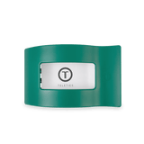 [Teleties] Flat Rectangle Hair Clip | Medium | Fir Real - The Pink Pineapple 850