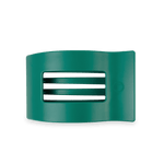 [Teleties] Flat Rectangle Hair Clip | Medium | Fir Real - The Pink Pineapple 850