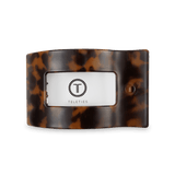 [TELETIES] Flat Rectangle Hair Clip – Medium Tortoise - The Pink Pineapple 850