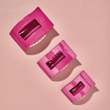 [TELETIES] Flat Rectangle Hair Clip – Medium Wild Side - The Pink Pineapple 850