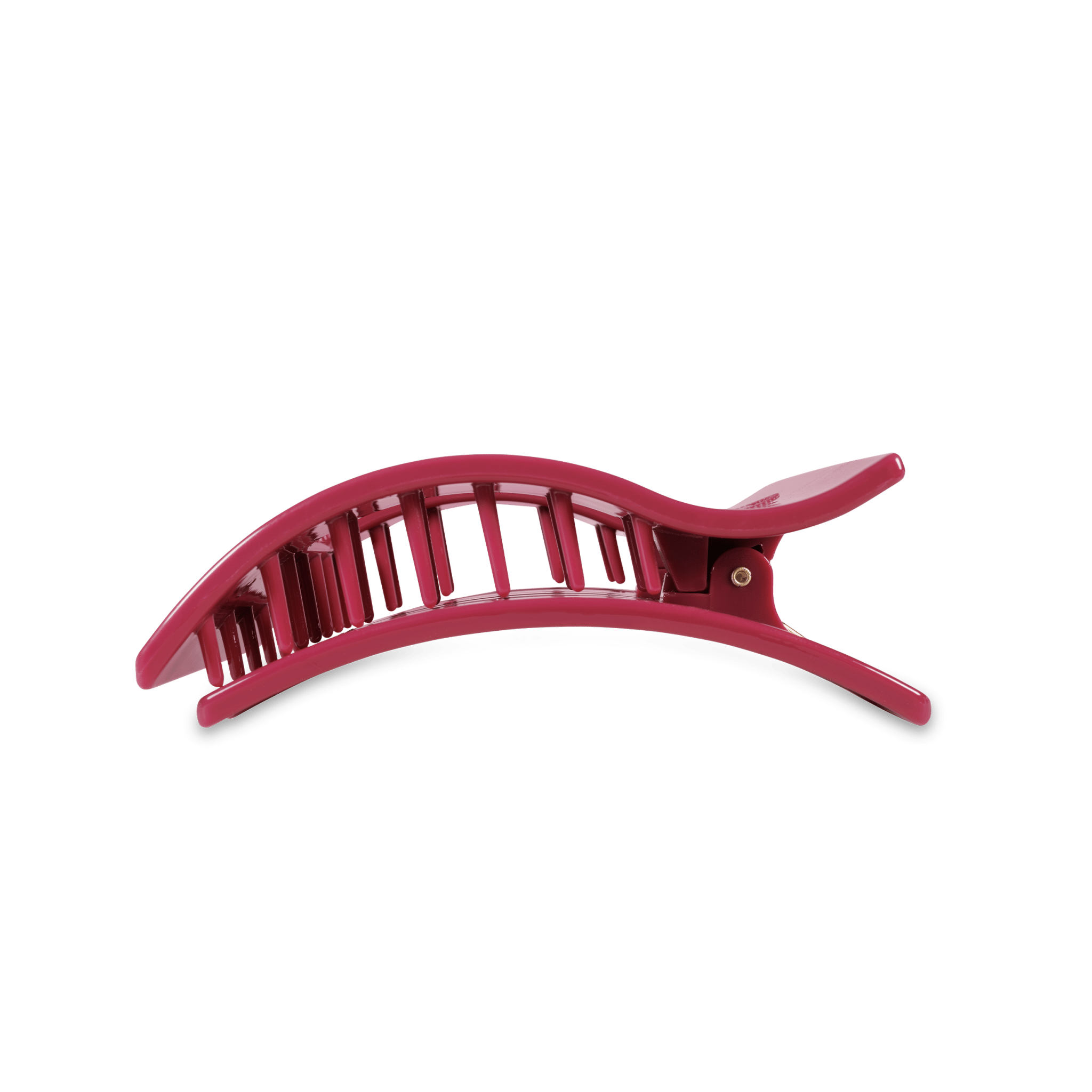 [TELETIES] Flat Rectangle Hair Clip – Medium Wild Side - The Pink Pineapple 850