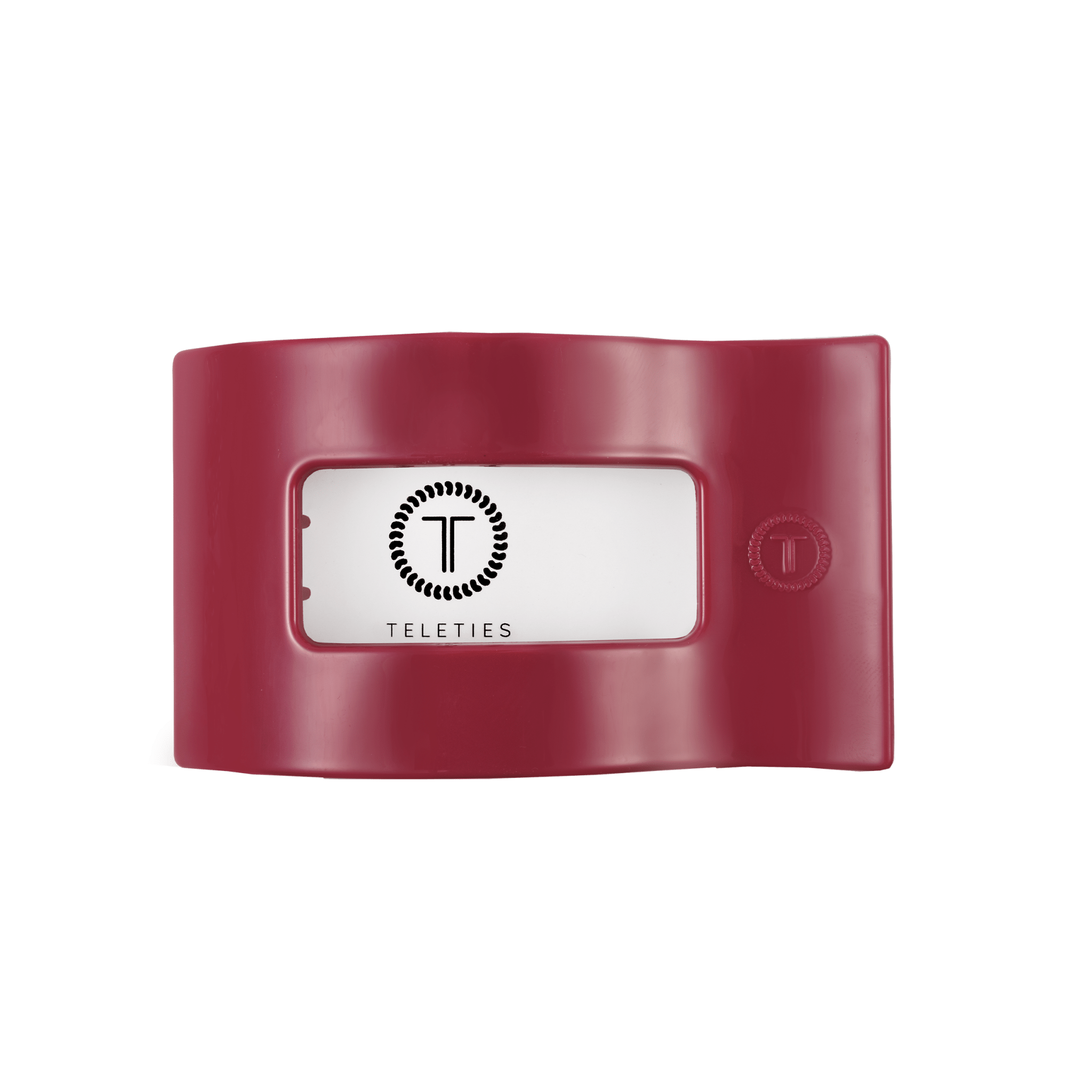 [TELETIES] Flat Rectangle Hair Clip – Medium Wild Side - The Pink Pineapple 850