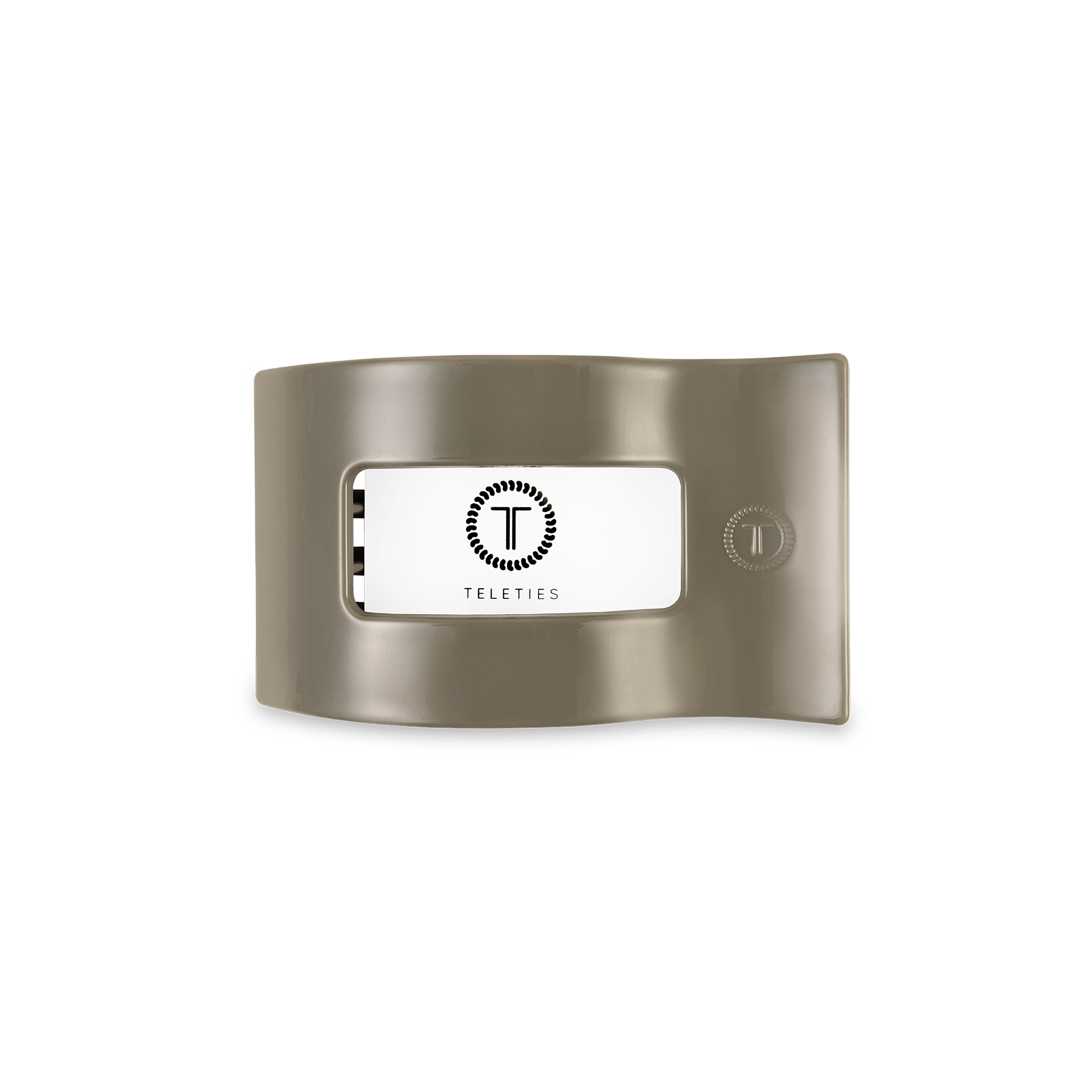 [TELETIES] Flat Rectangle Hair Clip – Small Sage It Ain’t So - The Pink Pineapple 850