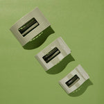 [TELETIES] Flat Rectangle Hair Clip – Small Sage It Ain’t So - The Pink Pineapple 850