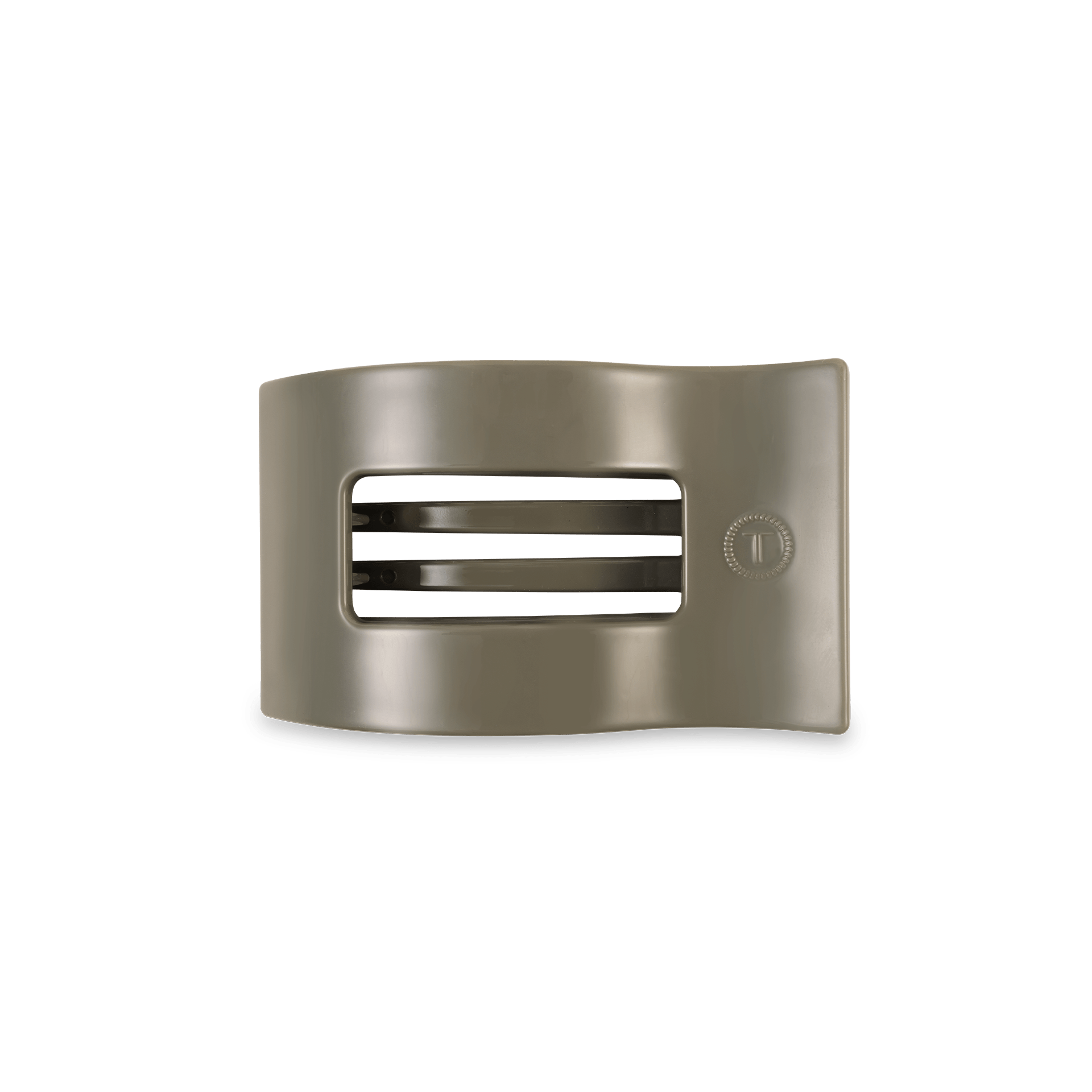 [TELETIES] Flat Rectangle Hair Clip – Small Sage It Ain’t So - The Pink Pineapple 850