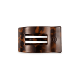 [TELETIES] Flat Rectangle Hair Clip – Small Tortoise - The Pink Pineapple 850