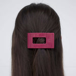 [TELETIES] Flat Rectangle Hair Clip – Small Wild Side - The Pink Pineapple 850