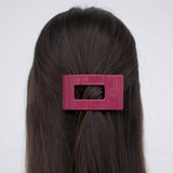 [TELETIES] Flat Rectangle Hair Clip – Small Wild Side - The Pink Pineapple 850