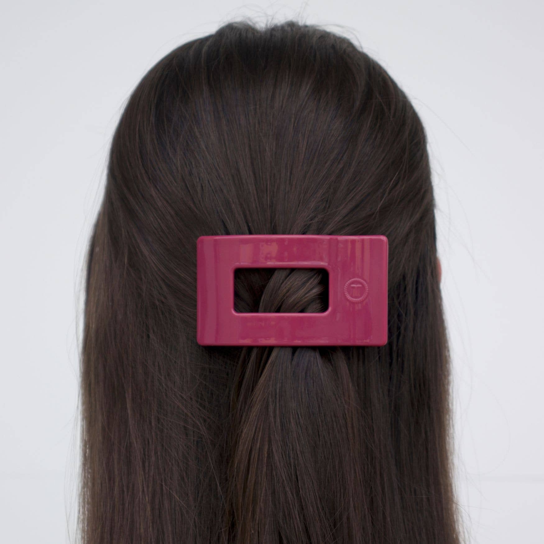 [TELETIES] Flat Rectangle Hair Clip – Small Wild Side - The Pink Pineapple 850