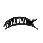 [Teleties] Flat Round Hair Clip | Black Polka Dot Party | Large - The Pink Pineapple 850
