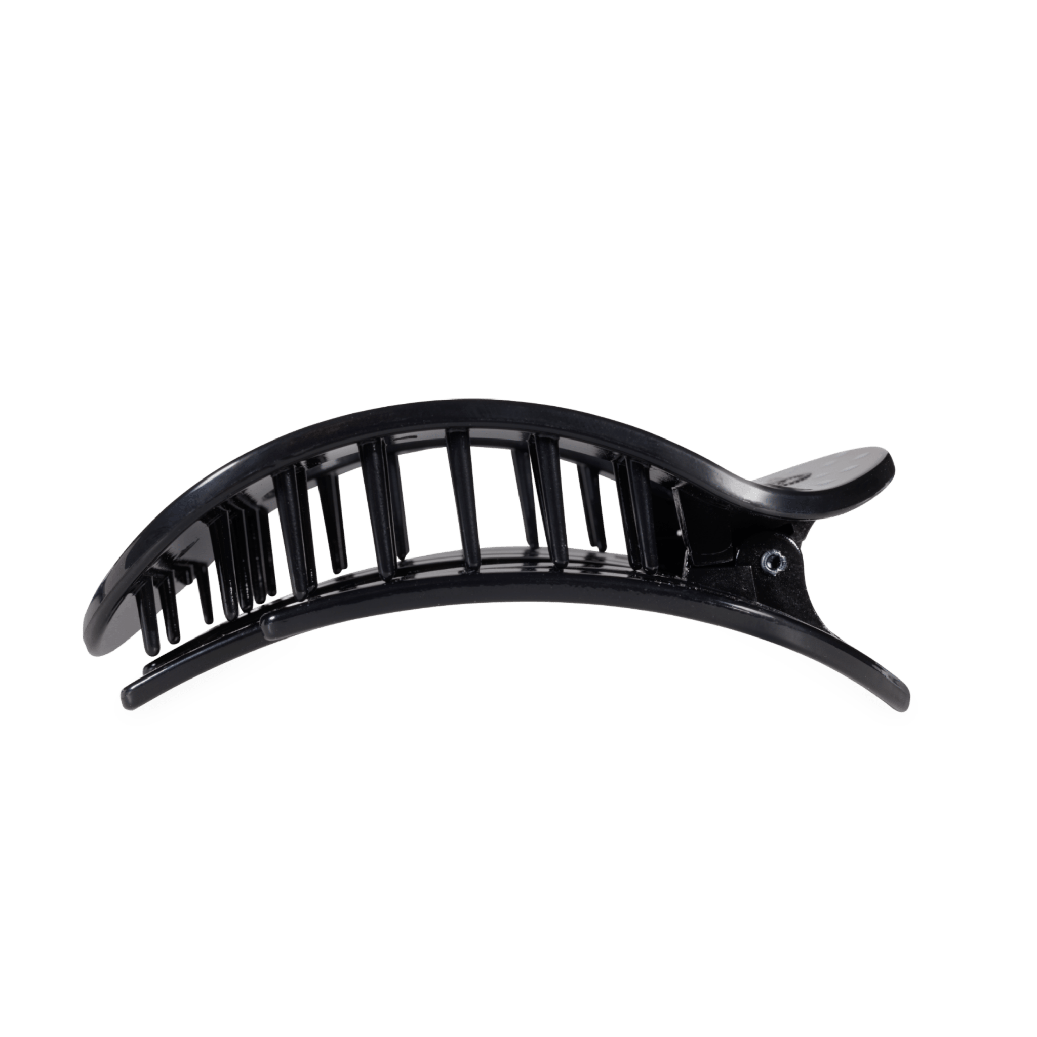 [Teleties] Flat Round Hair Clip | Black Polka Dot Party | Large - The Pink Pineapple 850