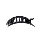 [Teleties] Flat Round Hair Clip | Black Polka Dot Party | Medium - The Pink Pineapple 850