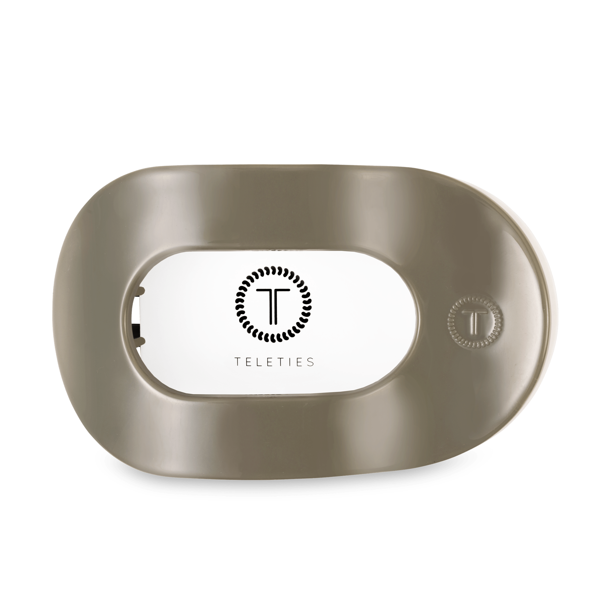 [TELETIES] Flat Round Hair Clip – Large Sage It Ain’t So - The Pink Pineapple 850