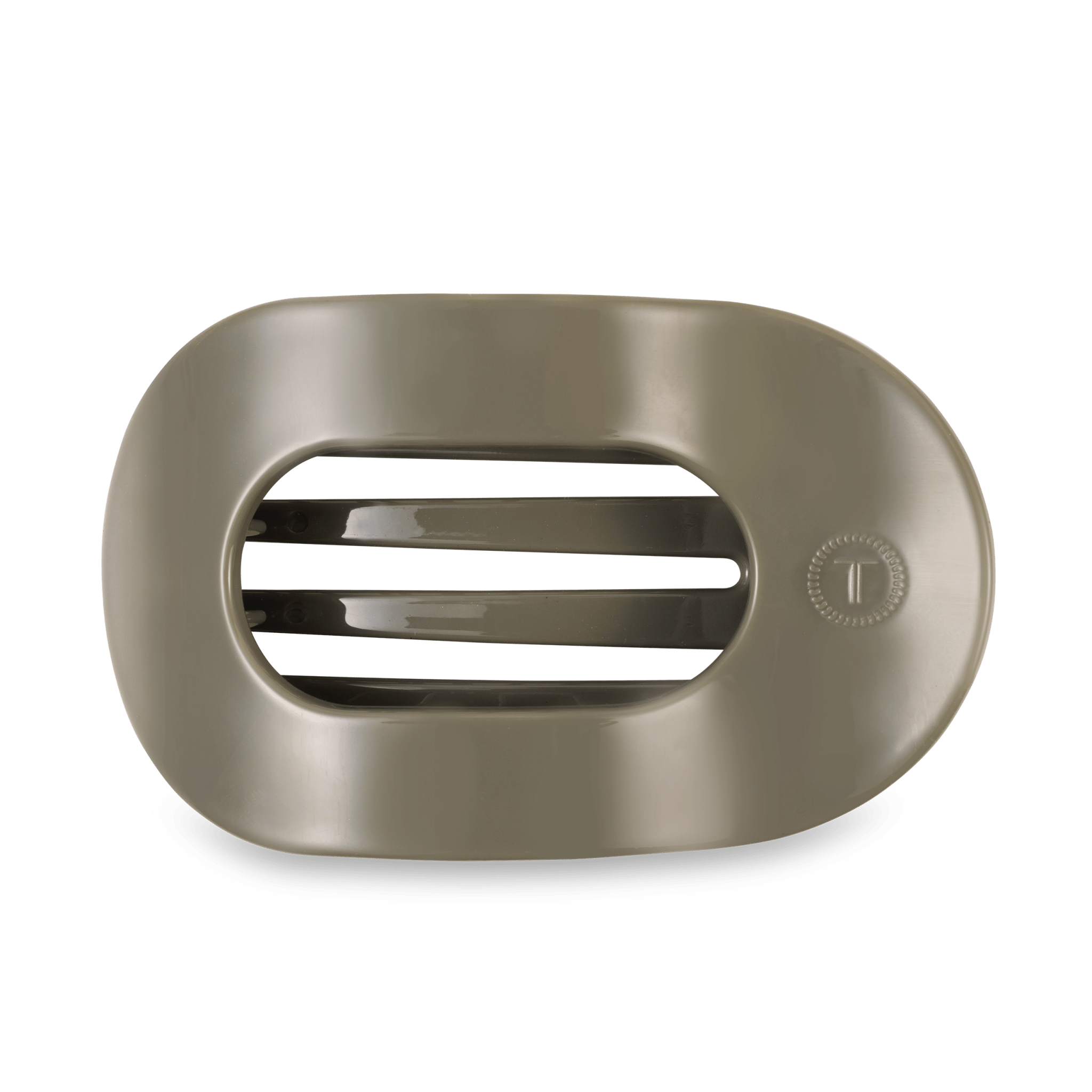 [TELETIES] Flat Round Hair Clip – Large Sage It Ain’t So - The Pink Pineapple 850