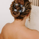 [TELETIES] Flat Round Hair Clip – Large Tortoise - The Pink Pineapple 850