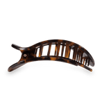 [TELETIES] Flat Round Hair Clip – Large Tortoise - The Pink Pineapple 850