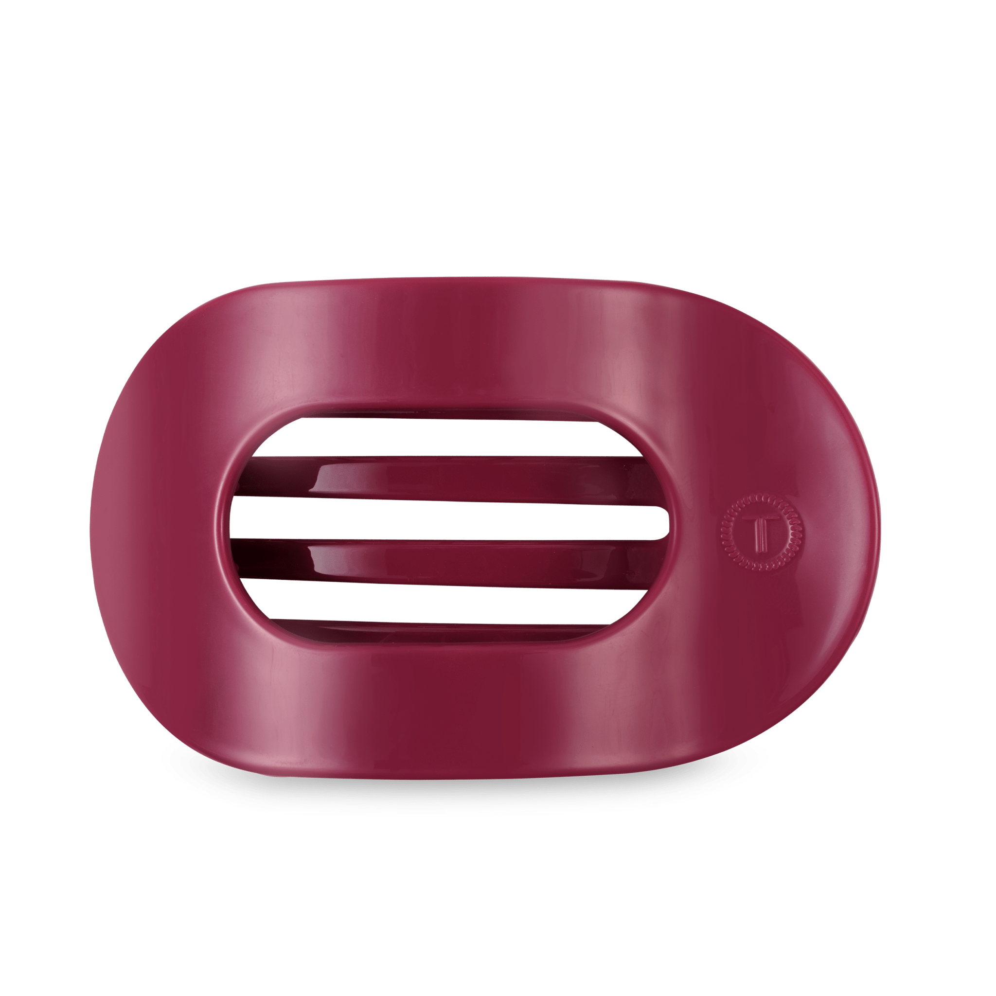 [TELETIES] Flat Round Hair Clip – Large Wild Side - The Pink Pineapple 850