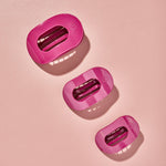 [TELETIES] Flat Round Hair Clip – Large Wild Side - The Pink Pineapple 850