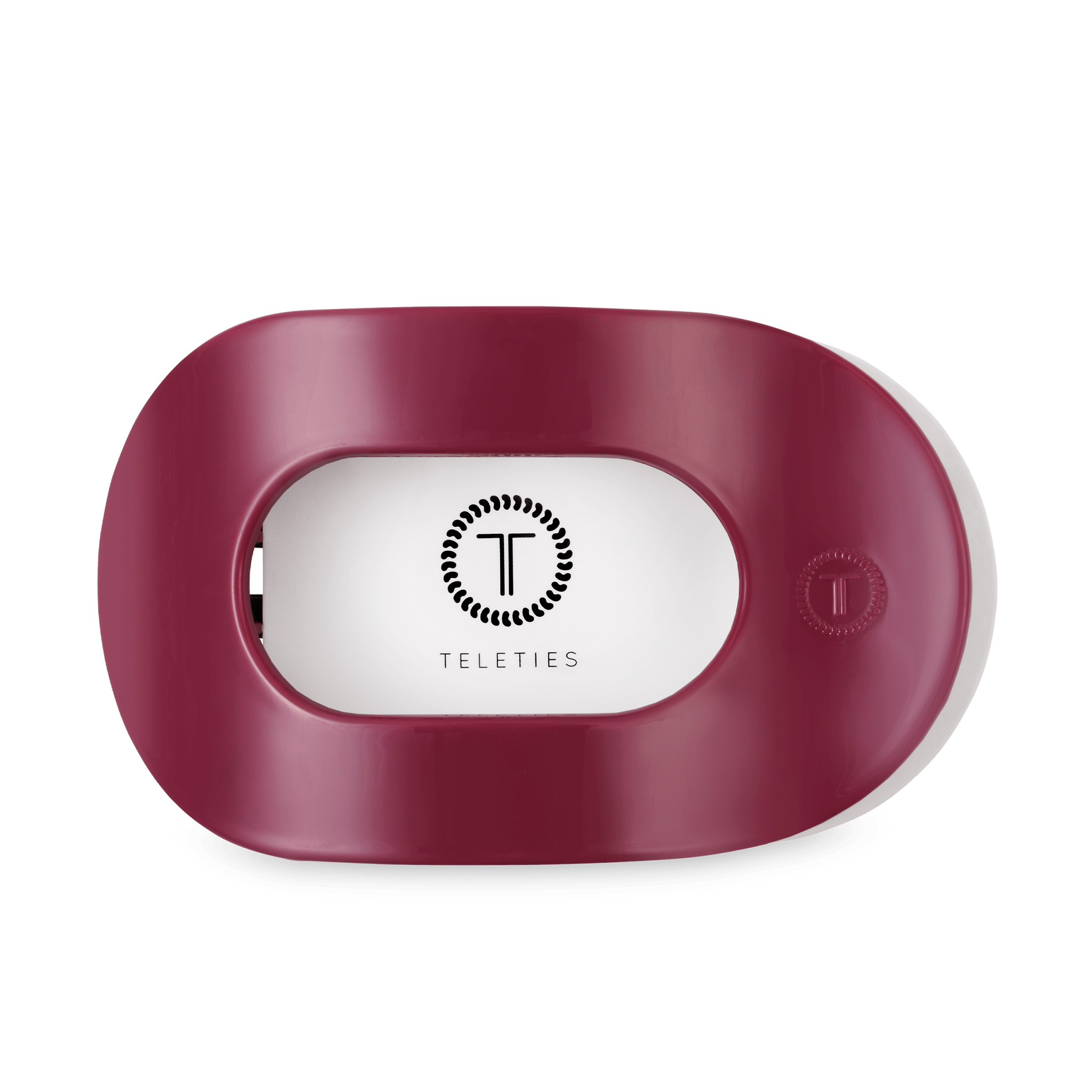 [TELETIES] Flat Round Hair Clip – Large Wild Side - The Pink Pineapple 850