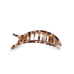 [TELETIES] Flat Round Hair Clip – Medium Blonde Tortoise - The Pink Pineapple 850