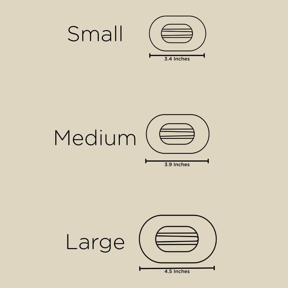 [Teleties] Flat Round Hair Clip | Medium | Candy Cane Crush - The Pink Pineapple 850