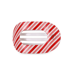 [Teleties] Flat Round Hair Clip | Medium | Candy Cane Crush - The Pink Pineapple 850