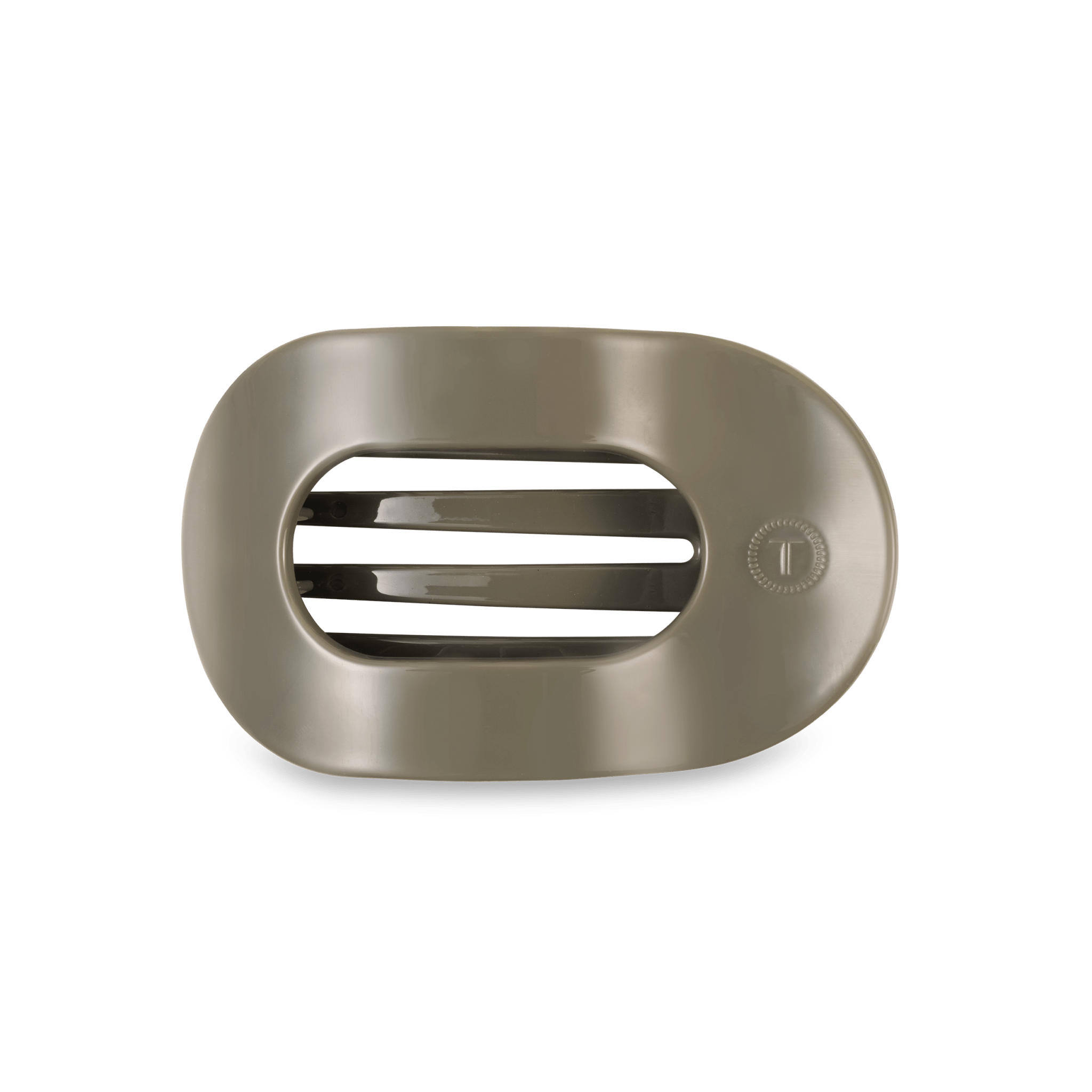 [TELETIES] Flat Round Hair Clip – Medium Sage It Ain’t So - The Pink Pineapple 850