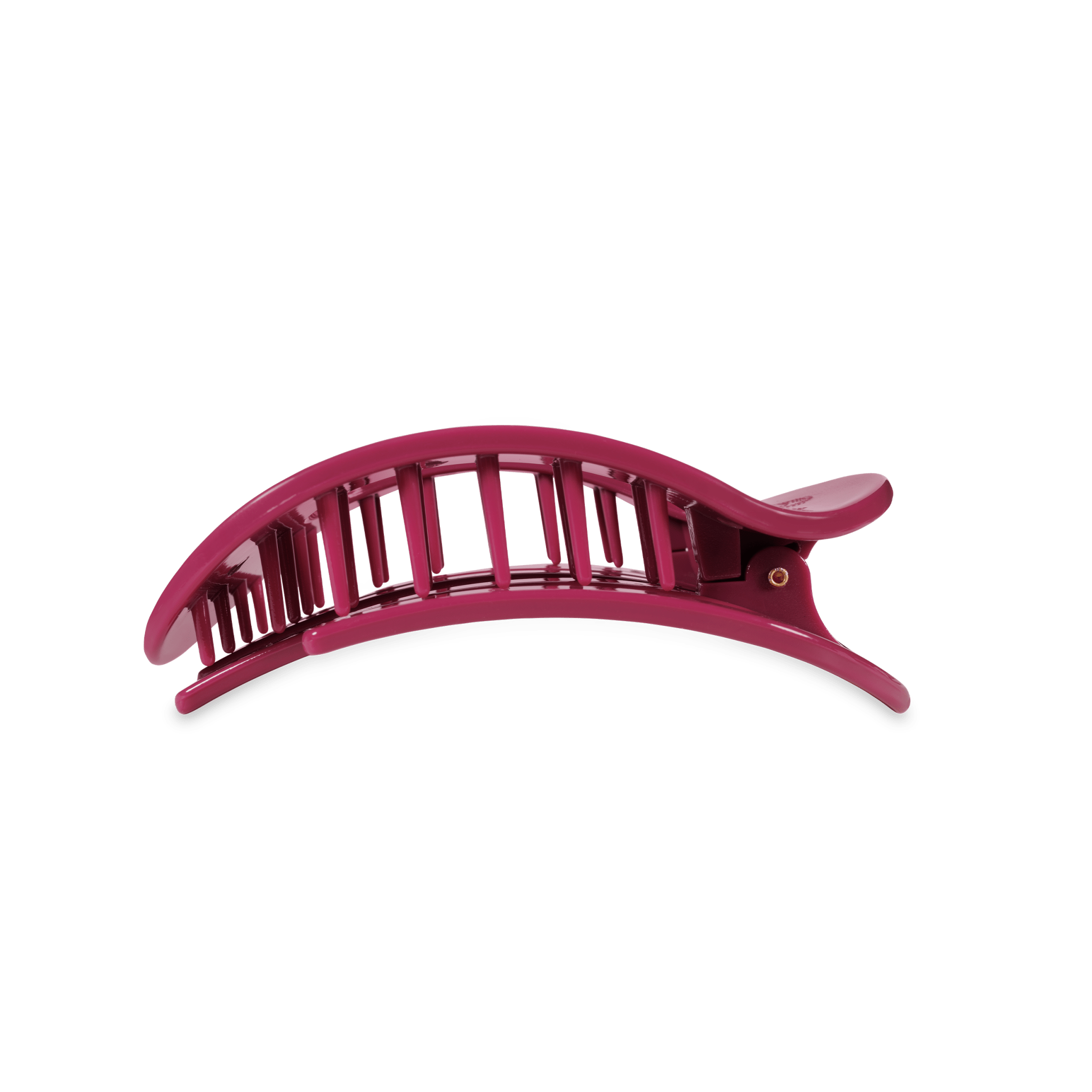 [TELETIES] Flat Round Hair Clip – Medium Wild Side - The Pink Pineapple 850