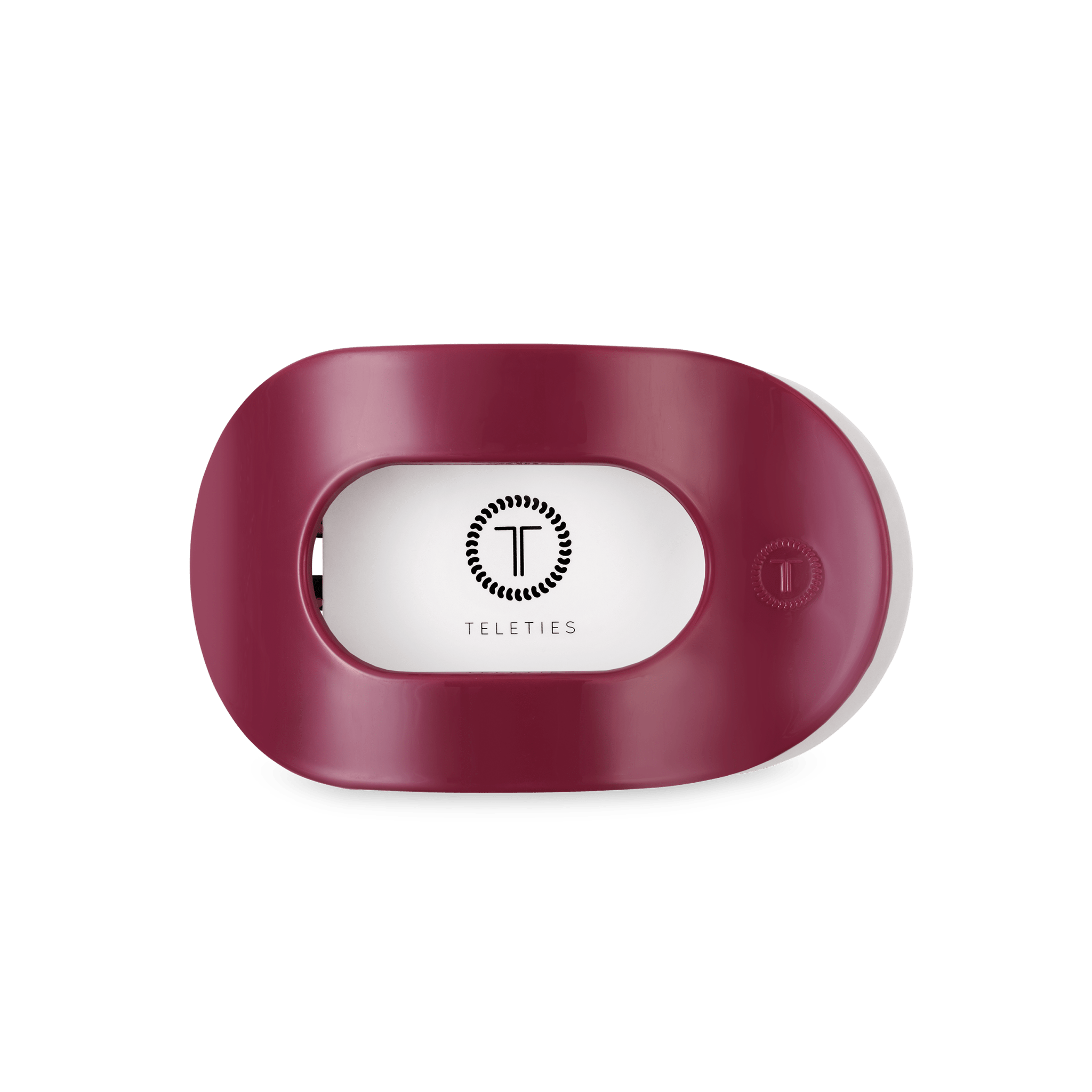 [TELETIES] Flat Round Hair Clip – Medium Wild Side - The Pink Pineapple 850