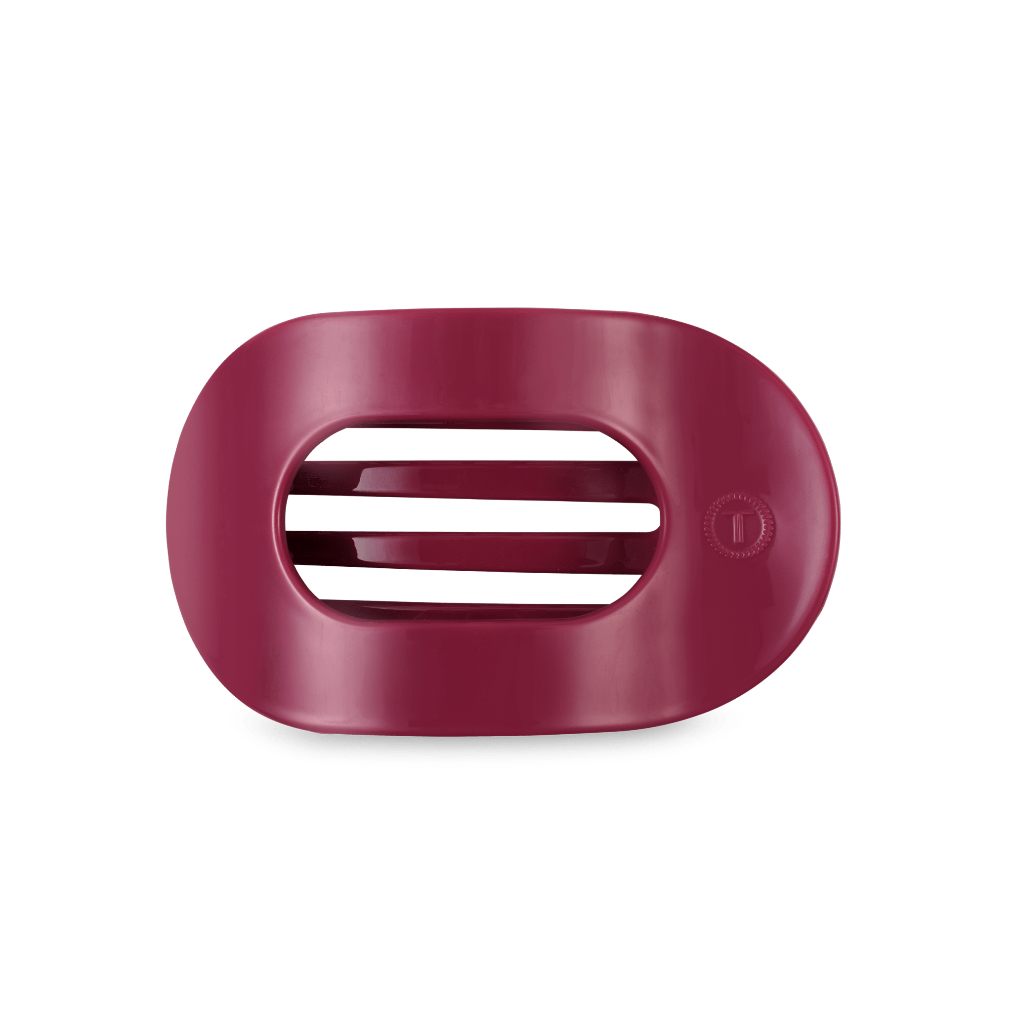 [TELETIES] Flat Round Hair Clip – Medium Wild Side - The Pink Pineapple 850