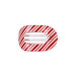 [Teleties] Flat Round Hair Clip | Small | Candy Cane Crush - The Pink Pineapple 850