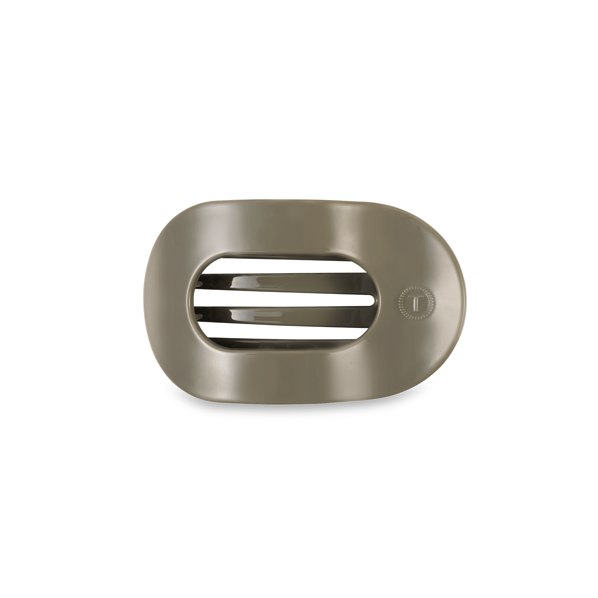 [TELETIES] Flat Round Hair Clip – Small Sage It Ain’t So - The Pink Pineapple 850