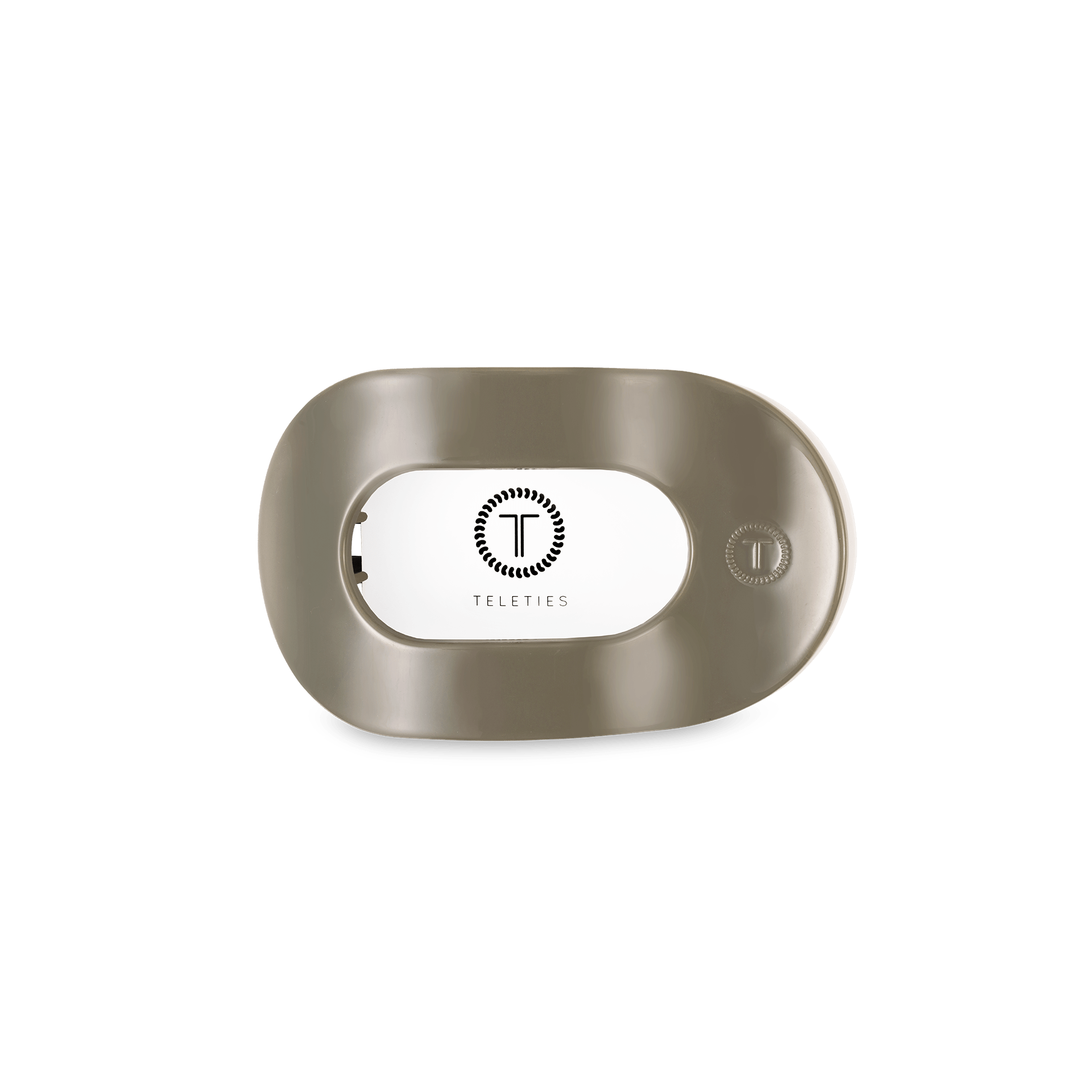 [TELETIES] Flat Round Hair Clip – Small Sage It Ain’t So - The Pink Pineapple 850