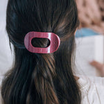 [TELETIES] Flat Round Hair Clip – Small Wild Side - The Pink Pineapple 850
