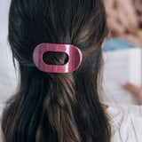 [TELETIES] Flat Round Hair Clip – Small Wild Side - The Pink Pineapple 850