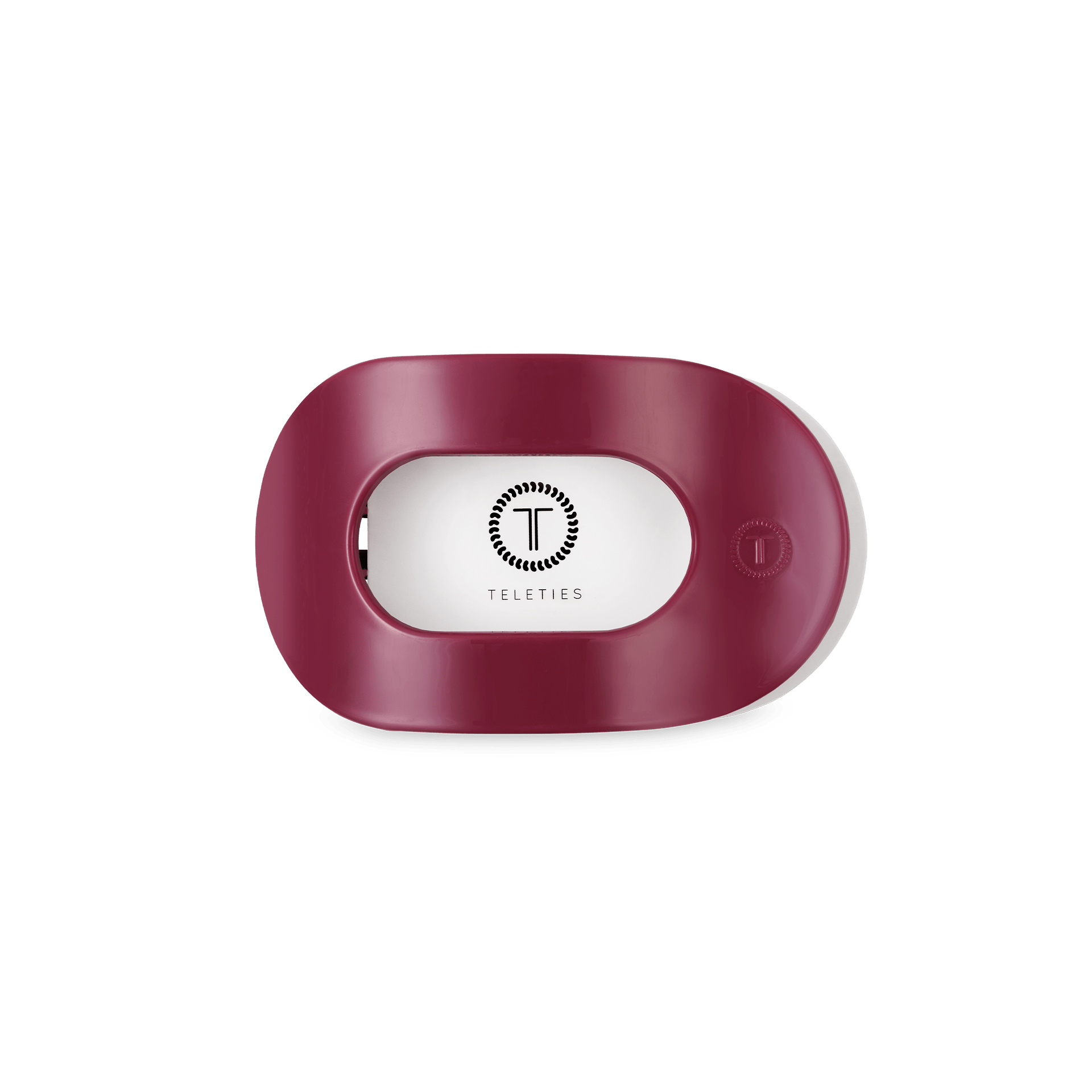 [TELETIES] Flat Round Hair Clip – Small Wild Side - The Pink Pineapple 850